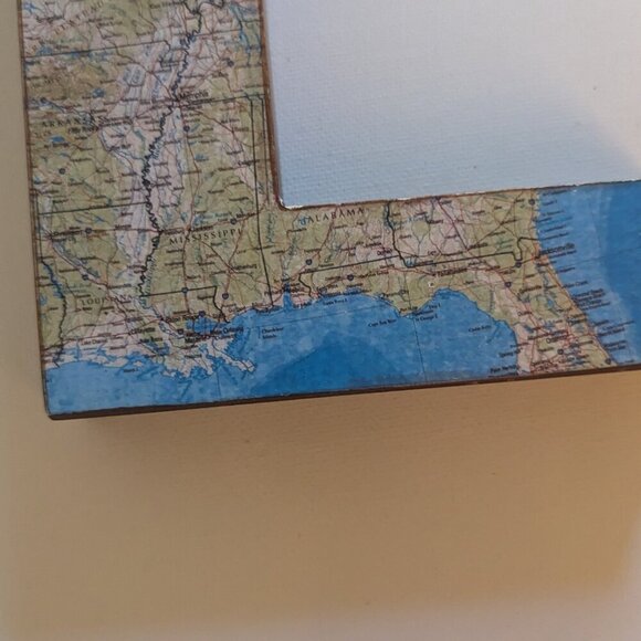 NWT Detailed US Map Letter 'L' Alphabet Sign Michael's Ashland Wall Home Decor - Picture 4 of 8